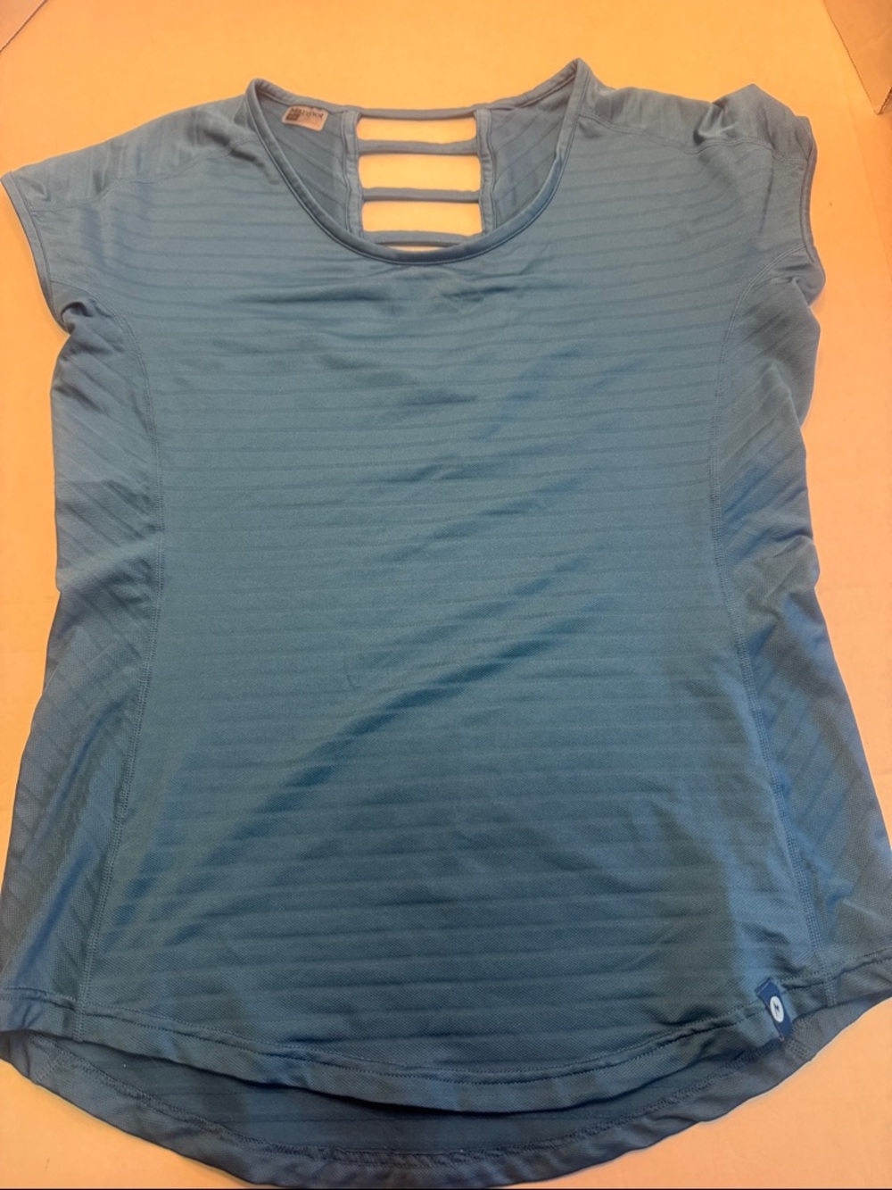 Marmot Women's Blue Performance Short-Sleeve Top